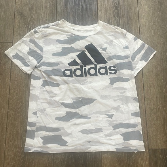 adidas Gray Camo T-Shirt - Picture 1 of 4